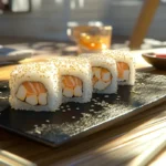 Alaska Roll with Traditional Condiments