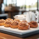 A platter of Rhodes Cinnamon Rolls ready to enjoy