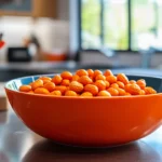 Bright orange Circus Peanuts