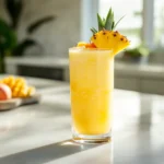 A vibrant tropical smoothie