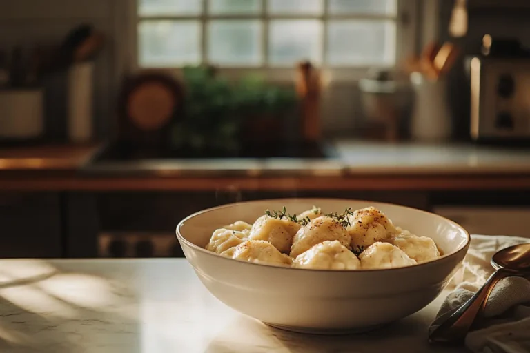 Slow Cooker Chicken and Dumplings Dish