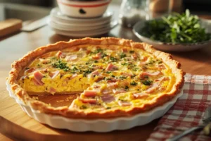 Ham and Cheese Quiche