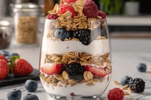 Layered Greek Yogurt Parfait