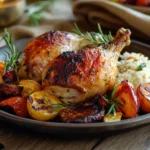 Roast Sticky Chicken-Rotisserie Style