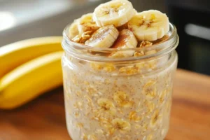 banana bread overnight oats