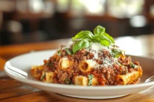 ground beef pasta