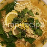 Greek Lemon Orzo Soup