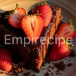 Chocolate Strawberry Heart Cake