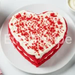 Heart Shaped Red Velvet Cake