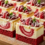 Red Velvet Cheesecake Bars