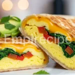 Easy Grilled Cheese Breakfast Burrito