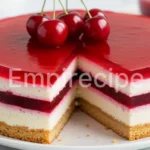 Cherry Gelatin Cream Cake