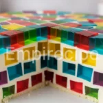Stained Glass Gelatin Cake
