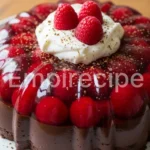 Raspberry-Chocolate Gelatin