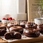 Chocolate Cake Donuts