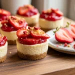 Strawberry Crunch Cheesecake Bites