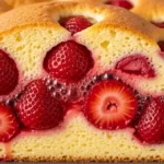 Impossible French Strawberry Cobbler