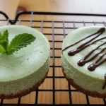 Two Bite Minty Cheesecakes