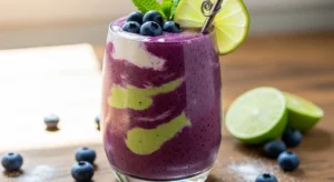 Blueberry Lime Collagen Smoothie