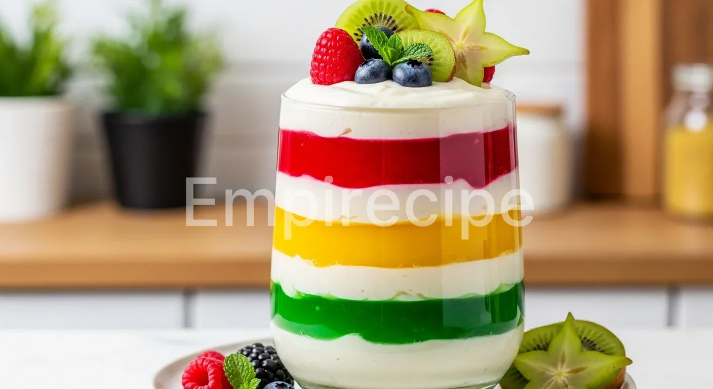 Ribbon Jello Recipe