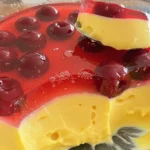 Creamy Mango Cherry Gelatin