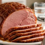 Brown Sugar Mustard Glazed Ham