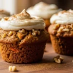 Moist Carrot Cake Muffins