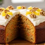 Moist Carrot Cake with Pineapple