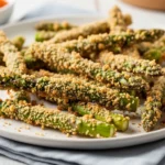Breaded Air Fryer Asparagus Fries