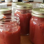 Canning Strawberry Rhubarb Butter